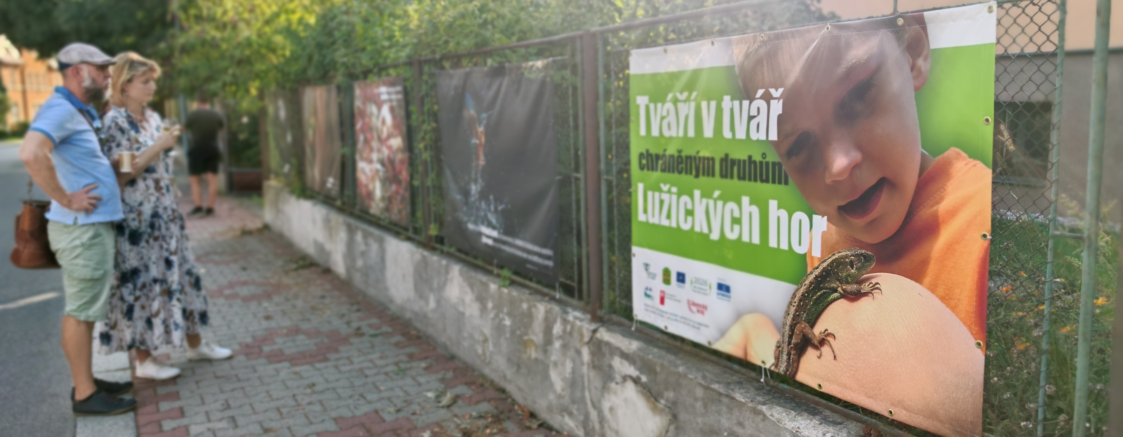 Výstava umístěná u DDM Smetanka, foto: Ondřej Nitsch